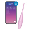 Satisfyer Stimulateur connecté Twirling Joy Satisfyer 17cm Rose